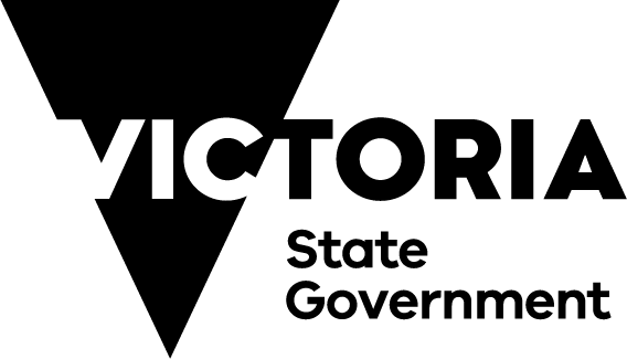 Victoria State Government logo black